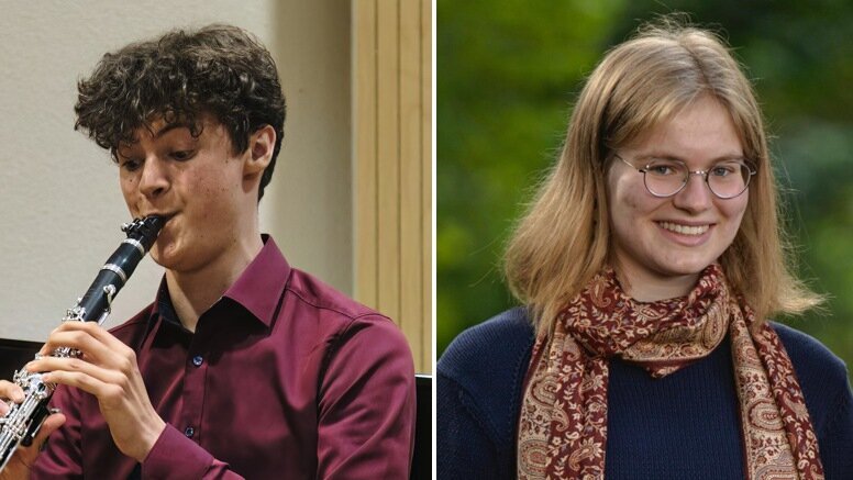 Joscha Kremsler spielt Klarinette, Porträt von Gesine Rotzoll